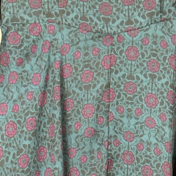 Miami Women’s XS Blue Pine Bell Sleeve Lined Lightweight Boho Mini Dress - Picture 6 of 6